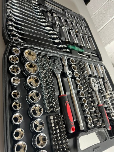 Red 216 socket set 3 - red,