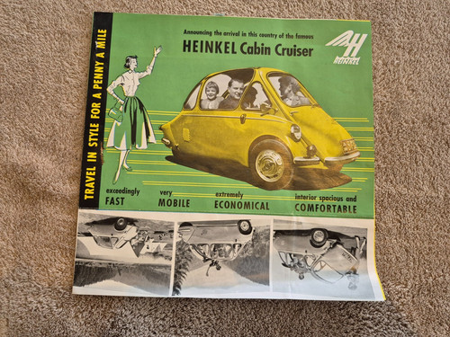 Original 1950s heinkel cabin - original,