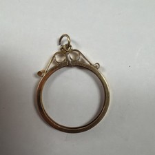 Vintage Fancy Scroll 9ct Gold