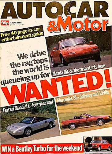 Autocar magazine jun - magazine, 07-jun-89-