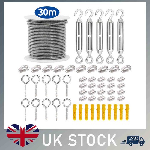 30m garden wire rope kit - 30m,