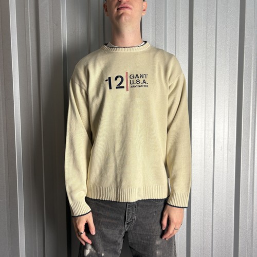 Vintage gant embroidered - embroidered, cream