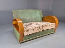 Vintage Art Deco 2 Seat Sofa