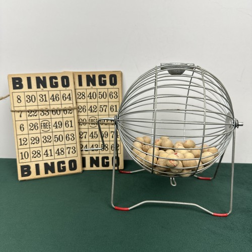 Vintage metal bingo - vintage,
