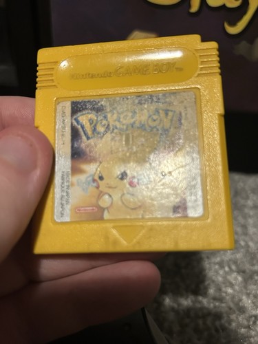 Pokémon yellow cartridge - pokémon,