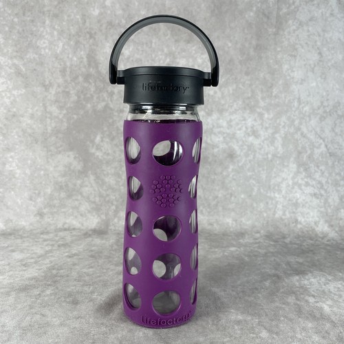 Lifefactory 14oz purple - purple, glass