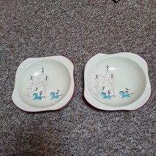 X2 BESWICK CIRCUS PATTERN