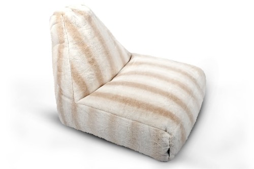 Cream rabbit faux - cream,