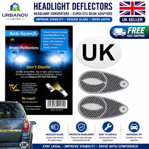 New headlight deflectors - new,