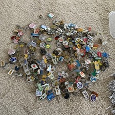 Job Lot Collection Vintage 1960s Dutch & Other Pin Badges Free UK Postage