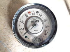 CLASSIC MINI BMC CENTRE SPEEDO SPEEDOMETER CLOCK DIALMORRIS MINOR TRAVELLER