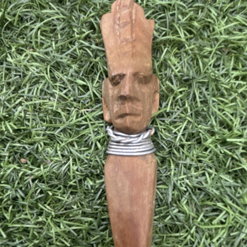 Wooden african figure letter - wooden,