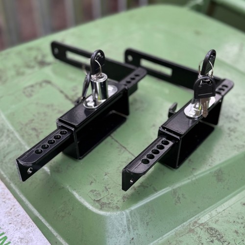 Wheelie bin metal security - wheelie,