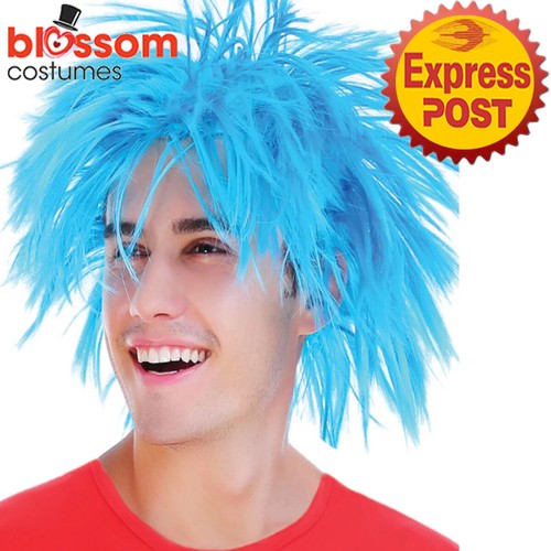 Jdp132 mens blue spiky costume - mens,