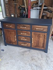 Solid Oak Sideboard Royal Navy
