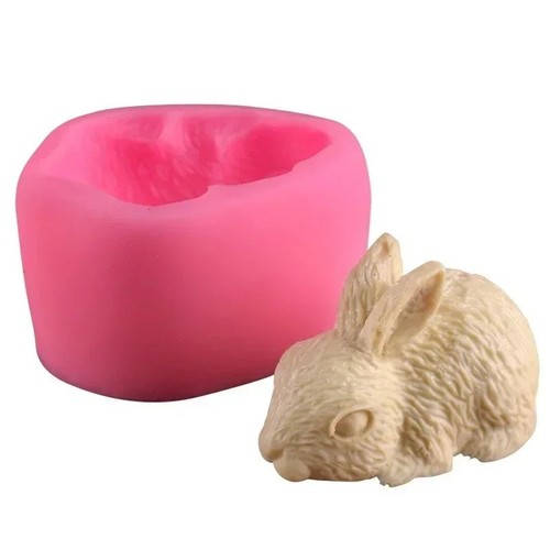 Rabbit silicone mold diy - 3d,