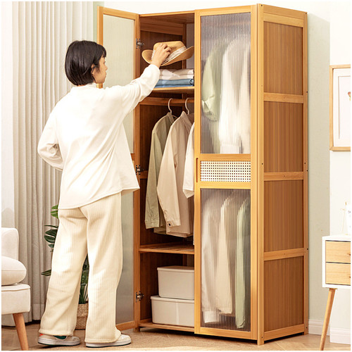 170cm wardrobe door bamboo - 170cm, &