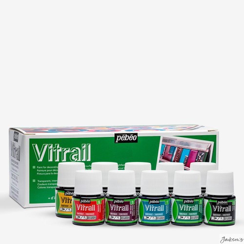 Pebeo vitrail glass paint - paint, set