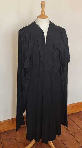 Vintage graduation gown - graduation,