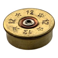 Gold 12 Gauge Shot Gun Shell