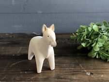 Hand-carved Handmade Wooden Horse Donkey Craft Art Colouring Home Decor Gift