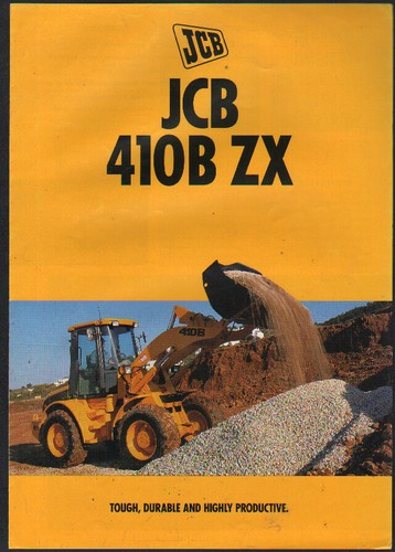 Jcb 410b wheeled loading - "410b, zx"