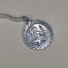 Vintage St Christopher Pendant
