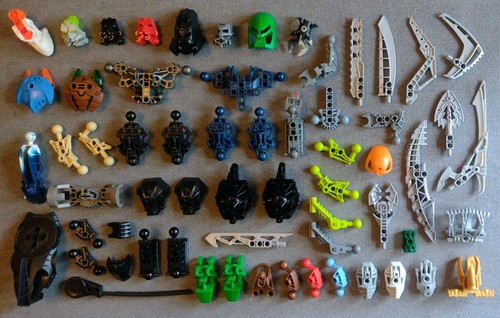 Lego bionicle mixed used - lego, parts