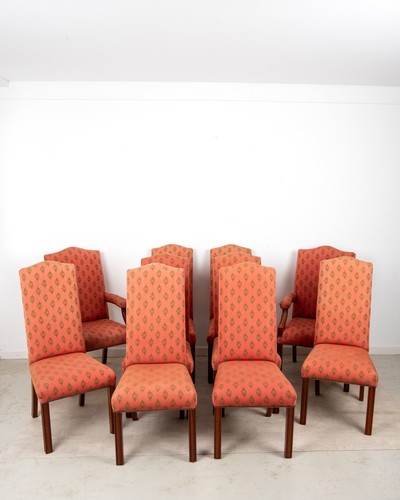 Vintage set mahogany dining - set,