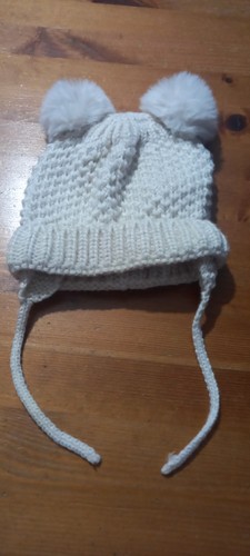 Zara baby beige pompom hat - baby,