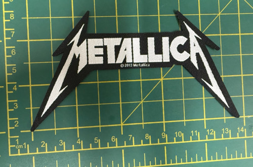 Metallica cut out logo printed - metallica,