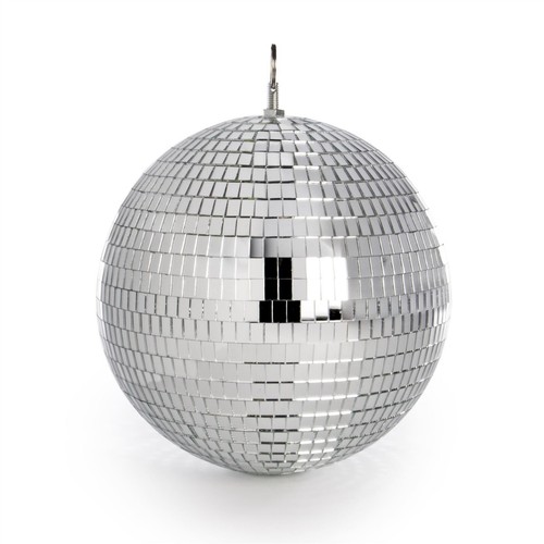 Mirror disco ball 30cm silver - disco,