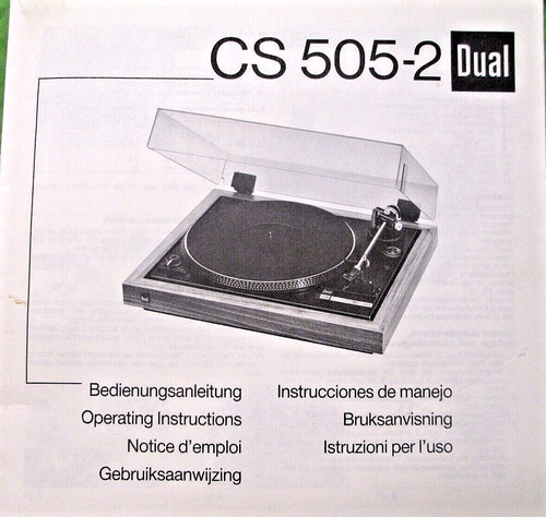 Dual 505 turntable - dual, 505-2