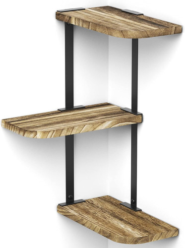 Corner shelf wall mount 3 - shelf,