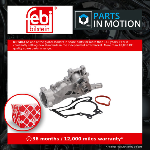 Water pump fits vauxhall - pump,