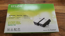 TP-Link TL-PA411KIT AV500 Mini Powerline Adaptor Starter Kit