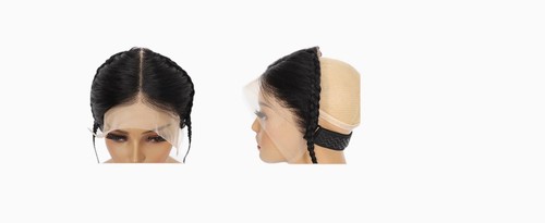 Glueless style half - style, lace