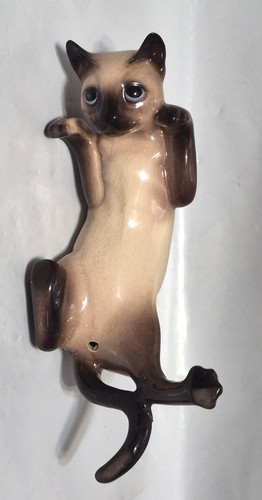 Vintage siamese climbing - climbing, cat
