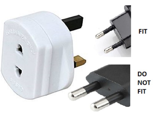 Euro pin uk 3 - pin,
