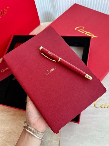 Cartier red striped - , ballpoint