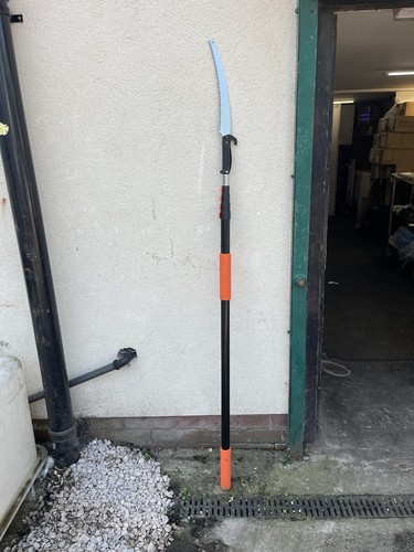 Extendable manual pole saw and - pole,