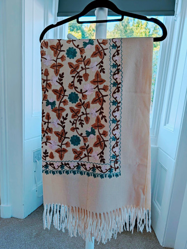 Women cream blue floral - women’s,