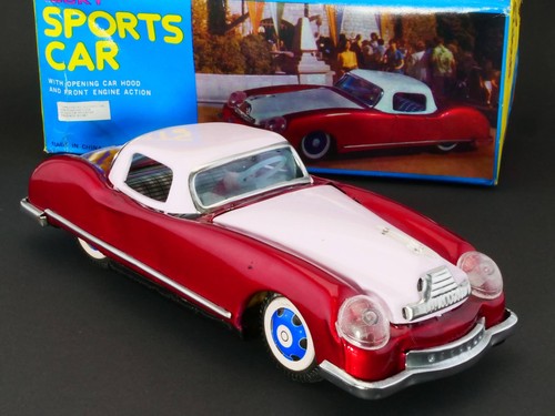 753 lucky sports car tin - mf, x4