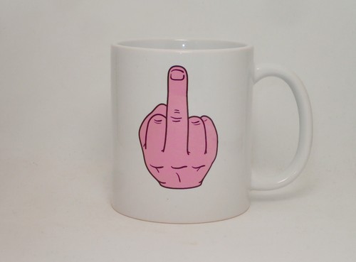 Middle finger swearing - middle,