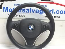 2009 BMW 3 SERIES E90 LEATHER MULTIFUNCTION STEERING WHEEL WITH BAG 6772147
