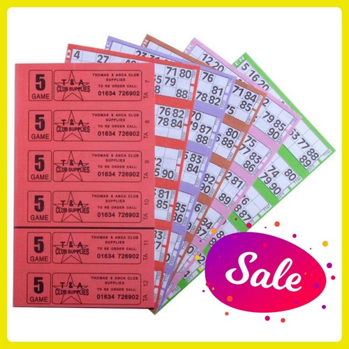 Bingo books tickets - books,
