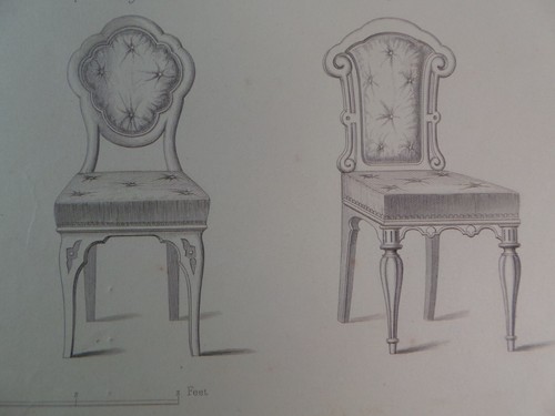 Rare 1853 victorian dining - 1853,