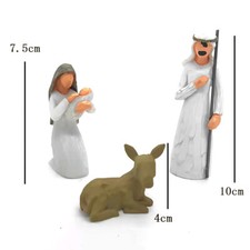 6pcs nativity figures set - nativity,
