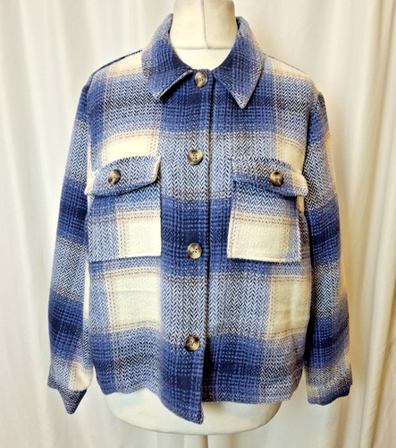 Wool blend jacket coat - wool,