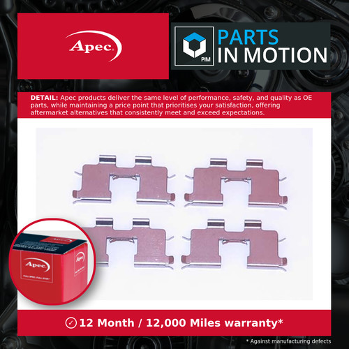 Brake pad fitting kit fits - pad,